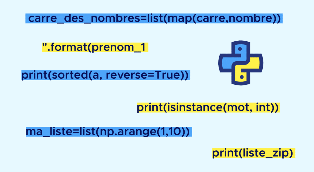 fonctions natives Python