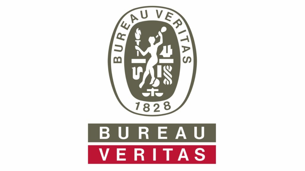 logo de Bureau Veritas sur fond blanc