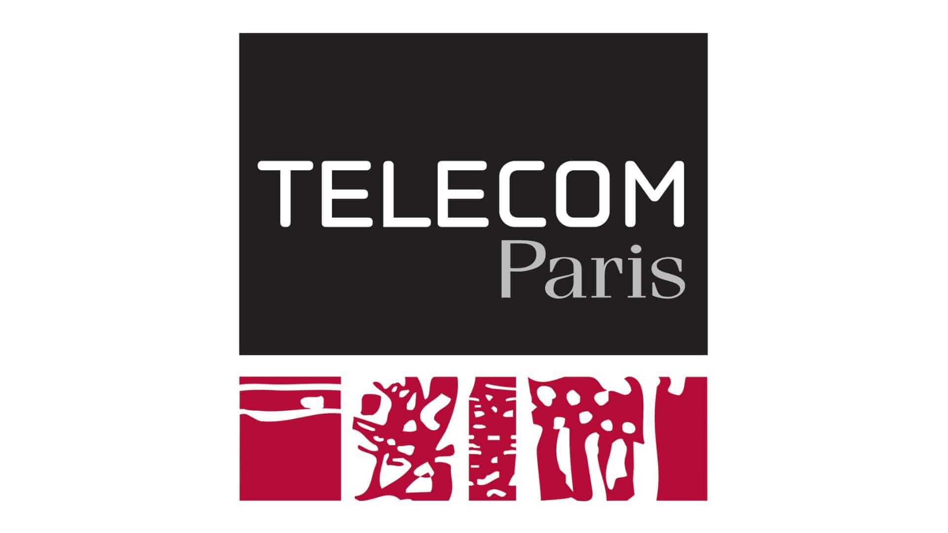 Logo de l'école Télécom Paris sur fond blanc